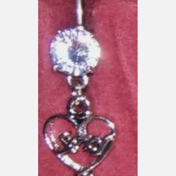 14g Sexy Heart Clear Gem  - Picture 2 of 2